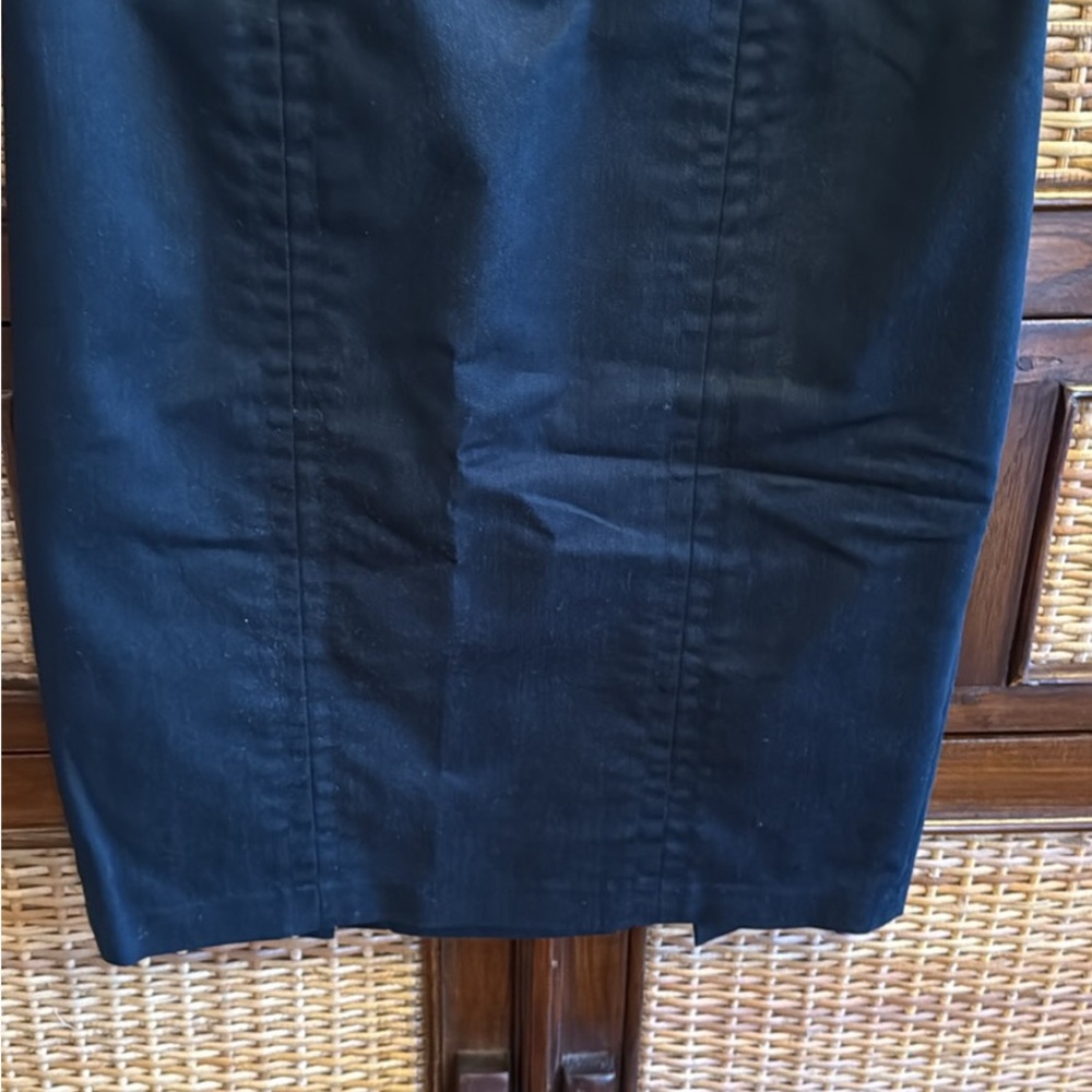 Elegant Dark blue denim Pencil Skirt